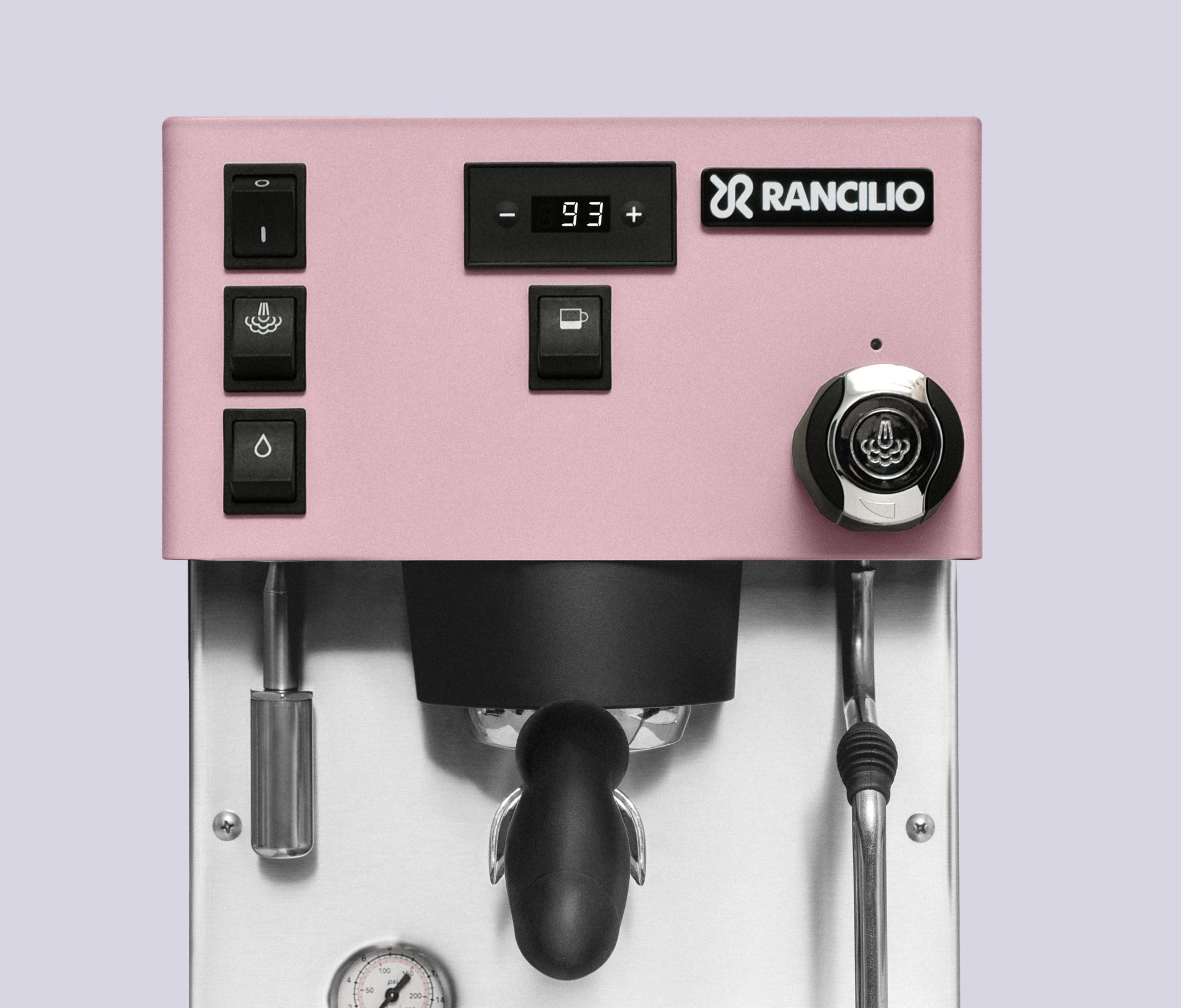 Espresso coffee machine Rancilio SILVIA PRO X pink - Bertazzo Food - F567 -  EN