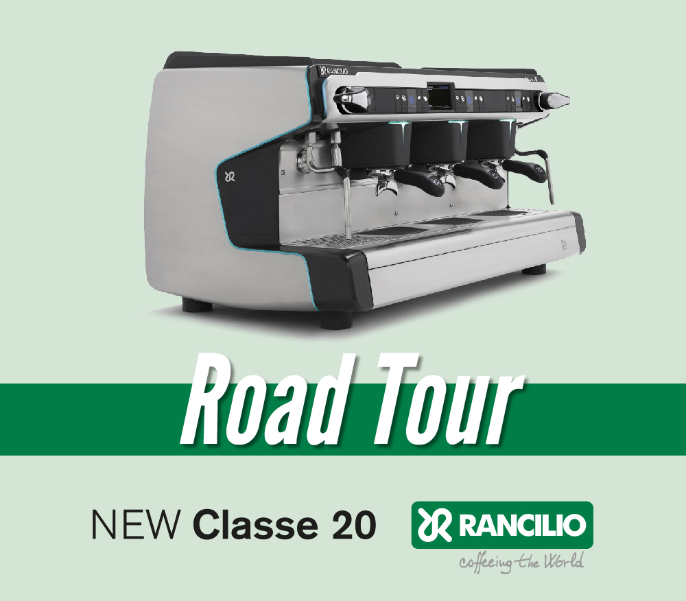 Rancilio Classe 20 launched with a roadshow in Italy