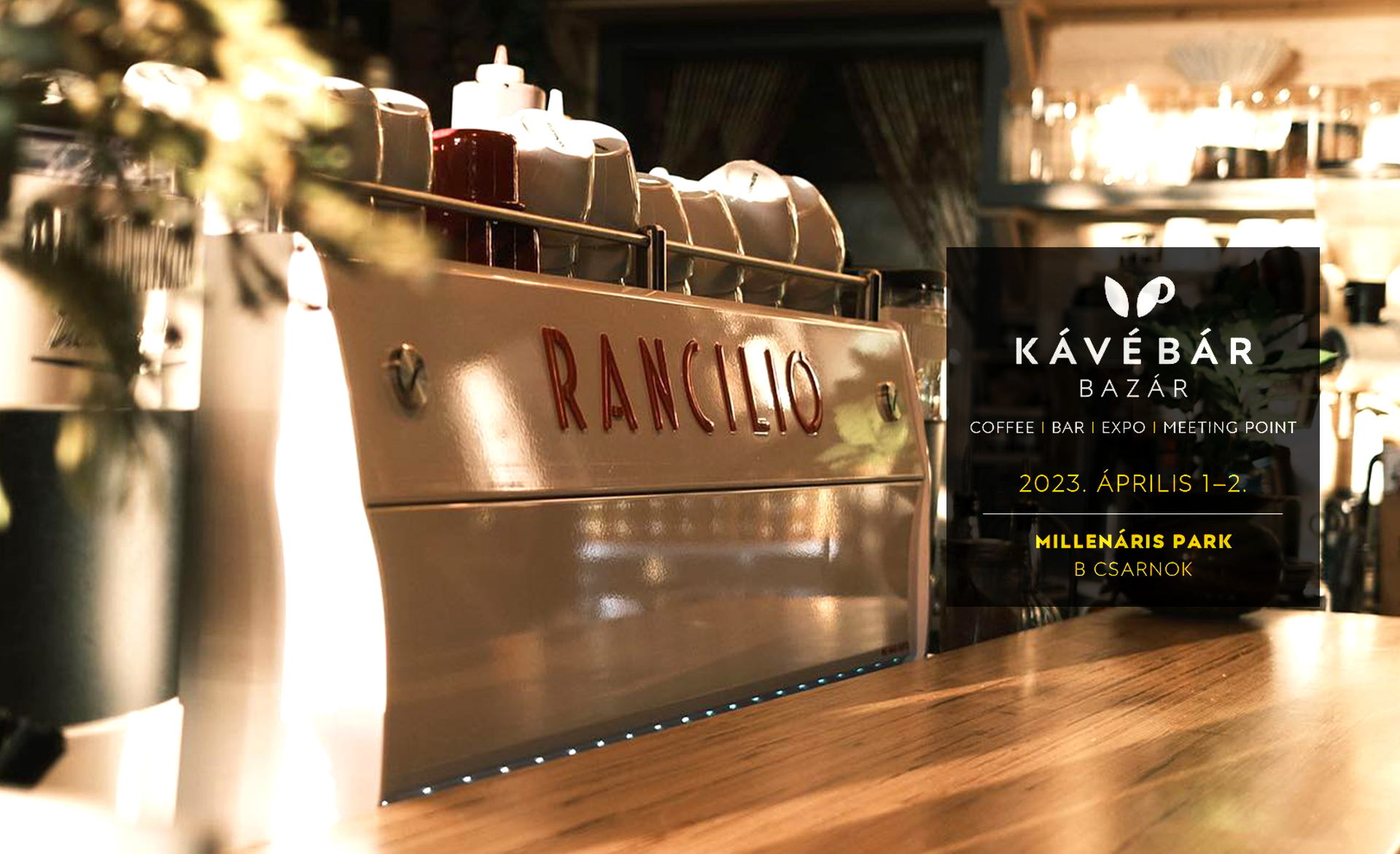 Rancilio Group in Budapest for the 13th edition of Kávébár Bazár 2023