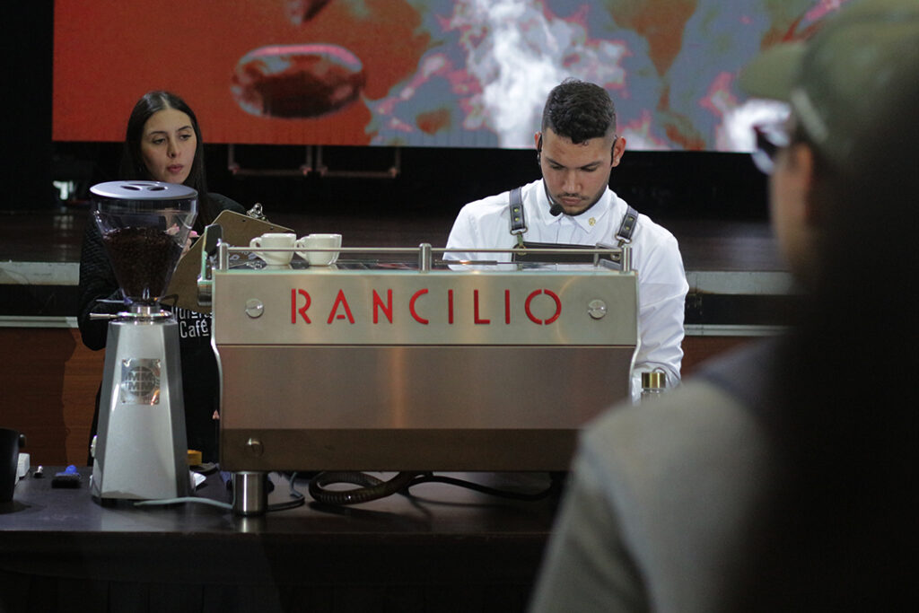 Rancilio Specialty RS1 au Concours national de barista du Venezuela